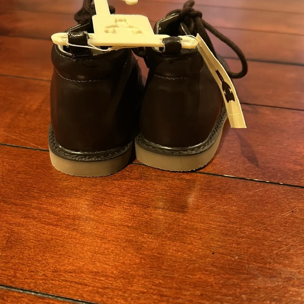 NWT Baby Gap Brown Lace Up Oxford Boots INFANT  Size 7